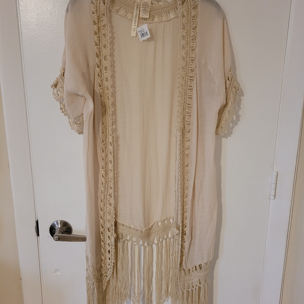 Shabby Chic Long Vest